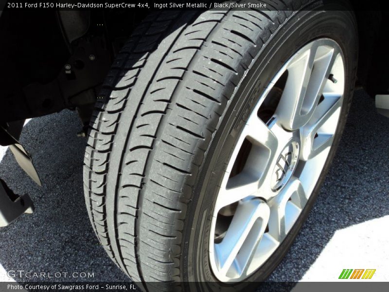 Ingot Silver Metallic / Black/Silver Smoke 2011 Ford F150 Harley-Davidson SuperCrew 4x4