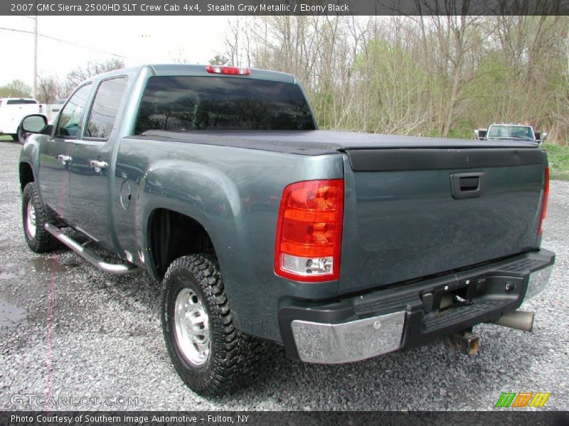 Stealth Gray Metallic / Ebony Black 2007 GMC Sierra 2500HD SLT Crew Cab 4x4
