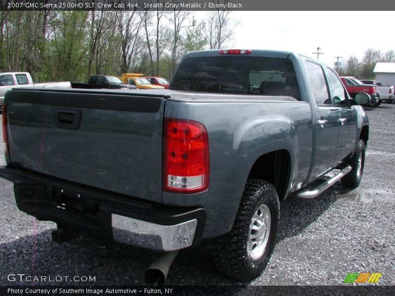 Stealth Gray Metallic / Ebony Black 2007 GMC Sierra 2500HD SLT Crew Cab 4x4