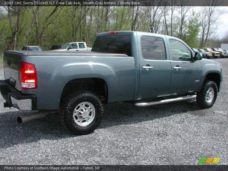 Stealth Gray Metallic / Ebony Black 2007 GMC Sierra 2500HD SLT Crew Cab 4x4