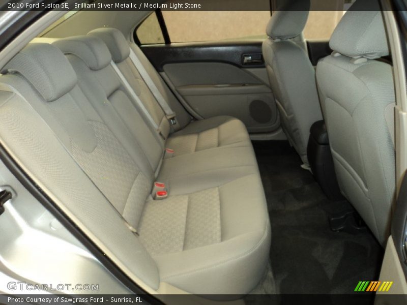 Brilliant Silver Metallic / Medium Light Stone 2010 Ford Fusion SE