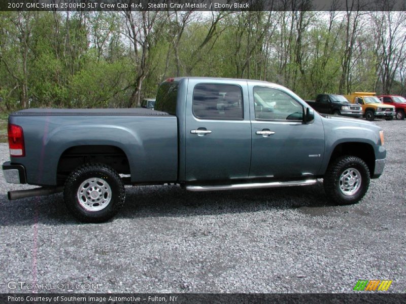 Stealth Gray Metallic / Ebony Black 2007 GMC Sierra 2500HD SLT Crew Cab 4x4