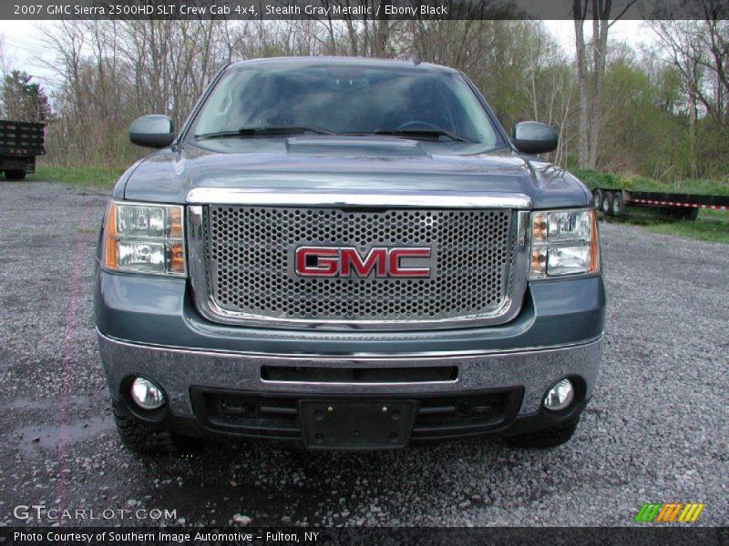 Stealth Gray Metallic / Ebony Black 2007 GMC Sierra 2500HD SLT Crew Cab 4x4