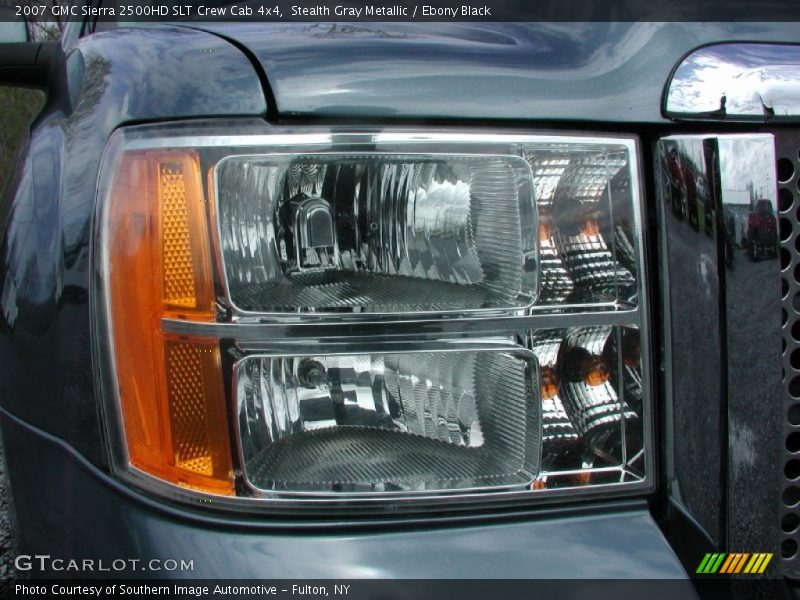 Stealth Gray Metallic / Ebony Black 2007 GMC Sierra 2500HD SLT Crew Cab 4x4