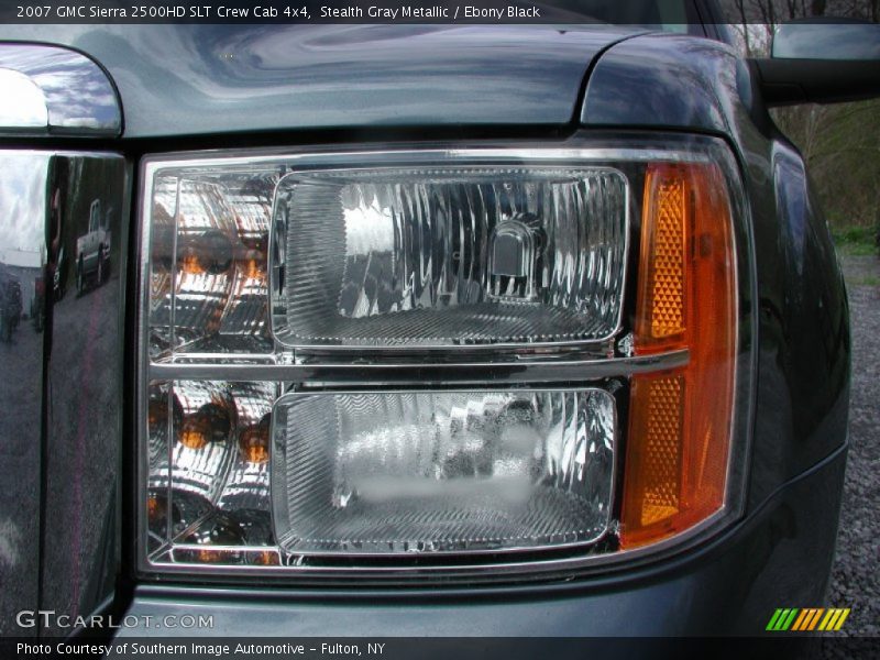Stealth Gray Metallic / Ebony Black 2007 GMC Sierra 2500HD SLT Crew Cab 4x4