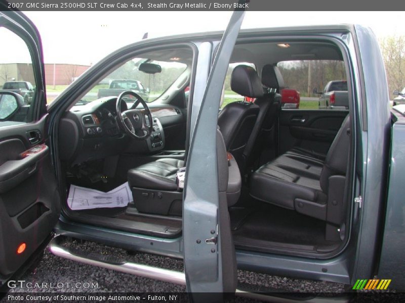 Stealth Gray Metallic / Ebony Black 2007 GMC Sierra 2500HD SLT Crew Cab 4x4