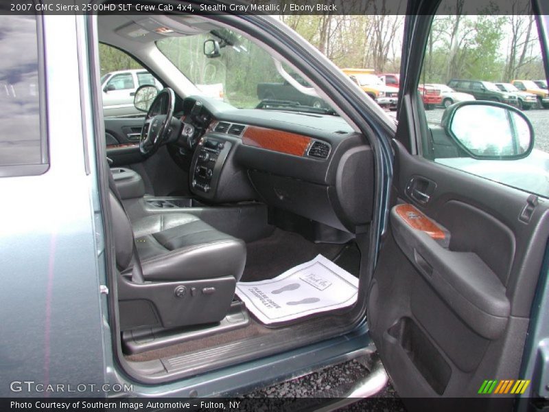 Stealth Gray Metallic / Ebony Black 2007 GMC Sierra 2500HD SLT Crew Cab 4x4
