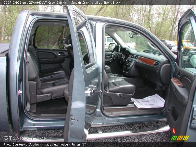 Stealth Gray Metallic / Ebony Black 2007 GMC Sierra 2500HD SLT Crew Cab 4x4