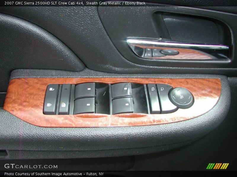 Stealth Gray Metallic / Ebony Black 2007 GMC Sierra 2500HD SLT Crew Cab 4x4