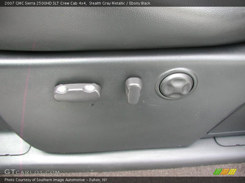 Stealth Gray Metallic / Ebony Black 2007 GMC Sierra 2500HD SLT Crew Cab 4x4