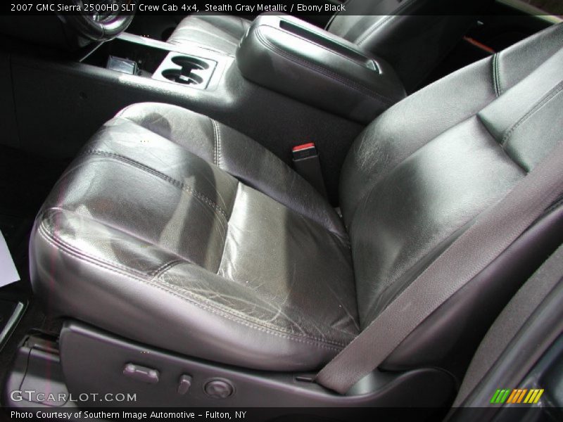 Stealth Gray Metallic / Ebony Black 2007 GMC Sierra 2500HD SLT Crew Cab 4x4