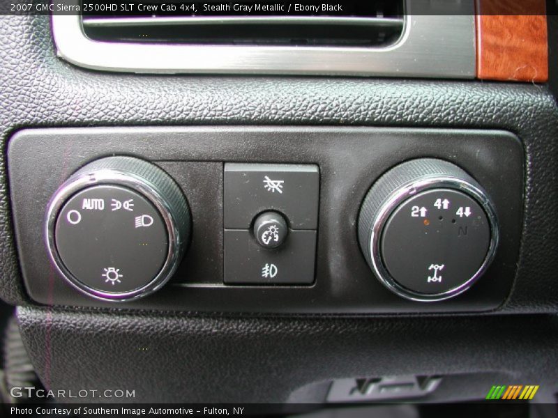 Stealth Gray Metallic / Ebony Black 2007 GMC Sierra 2500HD SLT Crew Cab 4x4