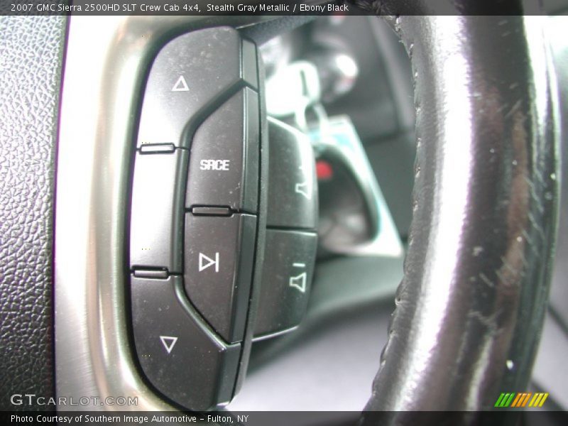 Stealth Gray Metallic / Ebony Black 2007 GMC Sierra 2500HD SLT Crew Cab 4x4