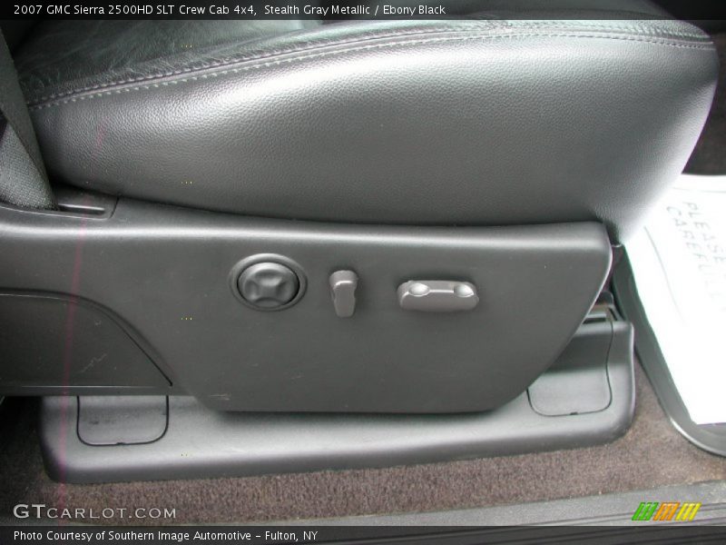 Stealth Gray Metallic / Ebony Black 2007 GMC Sierra 2500HD SLT Crew Cab 4x4