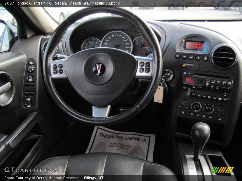 Stealth Gray Metallic / Ebony 2007 Pontiac Grand Prix GT Sedan
