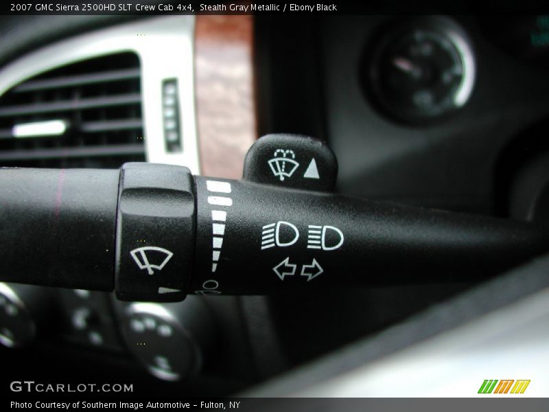 Stealth Gray Metallic / Ebony Black 2007 GMC Sierra 2500HD SLT Crew Cab 4x4