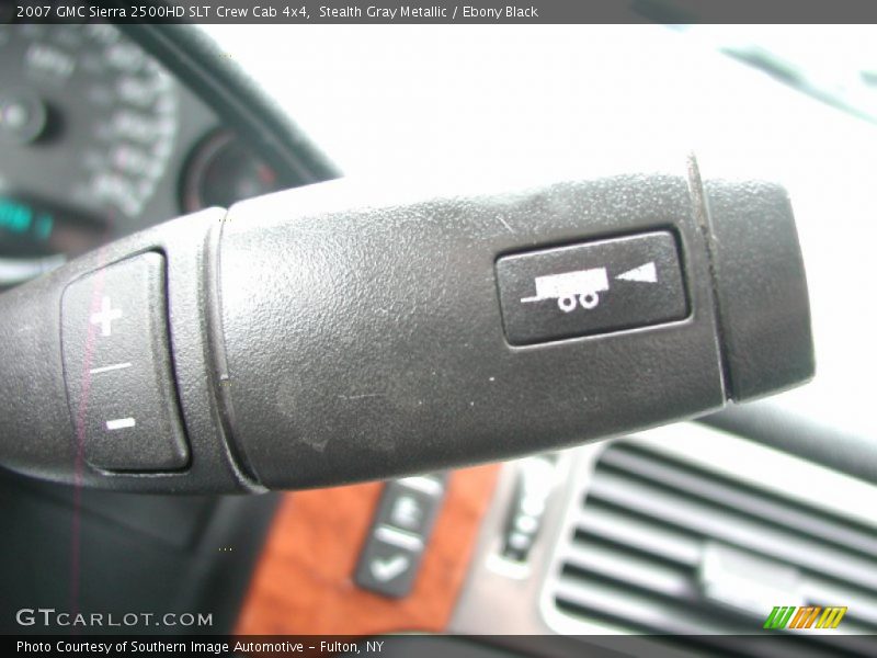 Stealth Gray Metallic / Ebony Black 2007 GMC Sierra 2500HD SLT Crew Cab 4x4