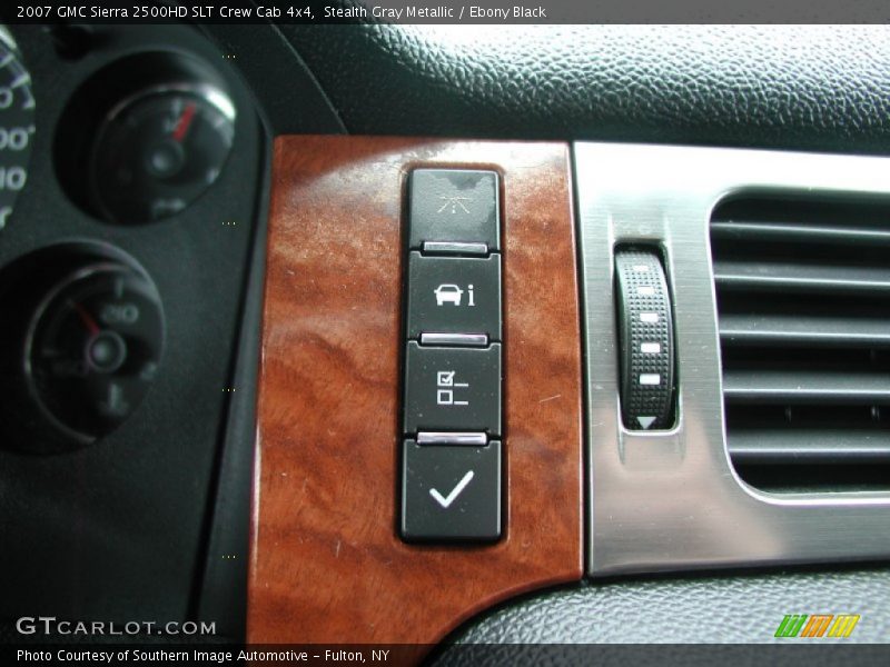 Stealth Gray Metallic / Ebony Black 2007 GMC Sierra 2500HD SLT Crew Cab 4x4