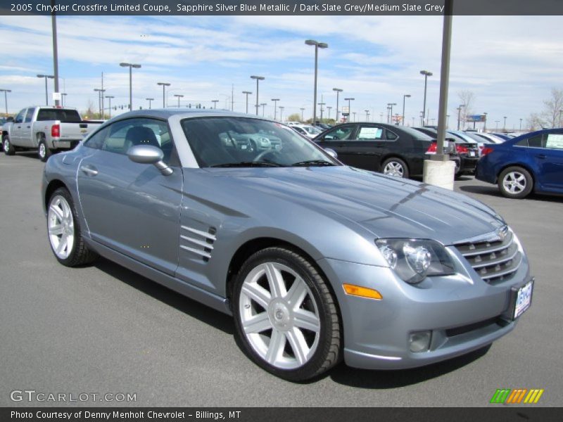Sapphire Silver Blue Metallic / Dark Slate Grey/Medium Slate Grey 2005 Chrysler Crossfire Limited Coupe