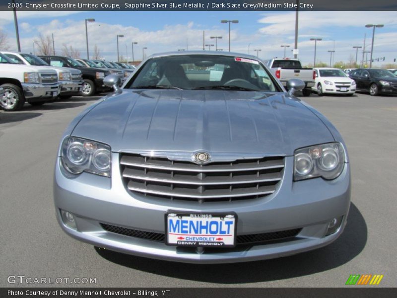 Sapphire Silver Blue Metallic / Dark Slate Grey/Medium Slate Grey 2005 Chrysler Crossfire Limited Coupe