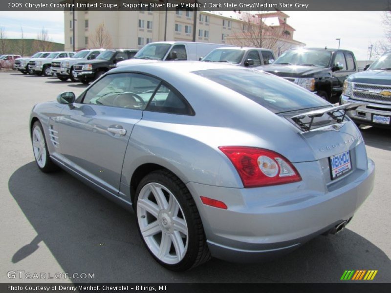 Sapphire Silver Blue Metallic / Dark Slate Grey/Medium Slate Grey 2005 Chrysler Crossfire Limited Coupe