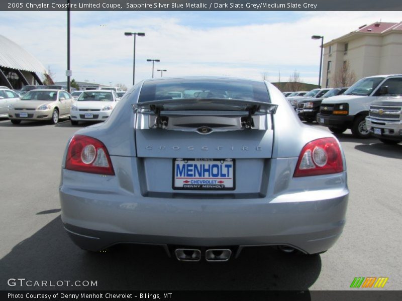 Sapphire Silver Blue Metallic / Dark Slate Grey/Medium Slate Grey 2005 Chrysler Crossfire Limited Coupe