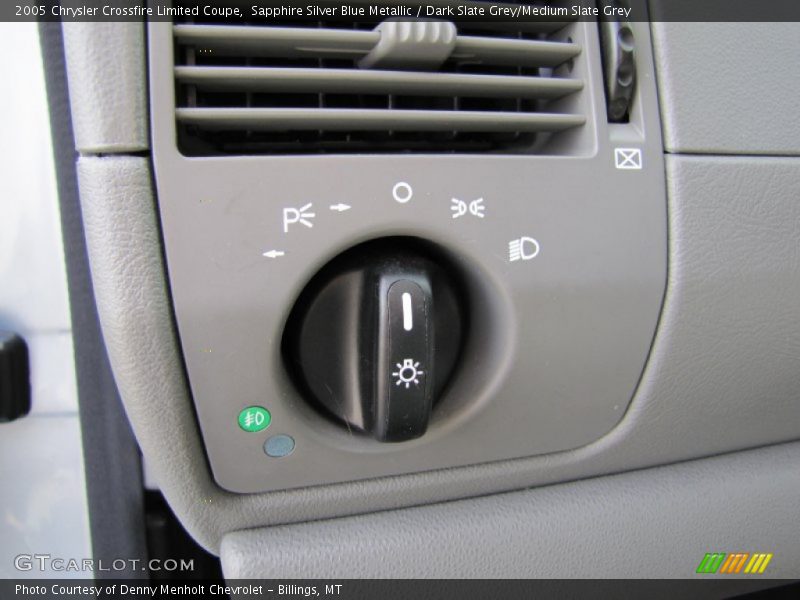 Sapphire Silver Blue Metallic / Dark Slate Grey/Medium Slate Grey 2005 Chrysler Crossfire Limited Coupe