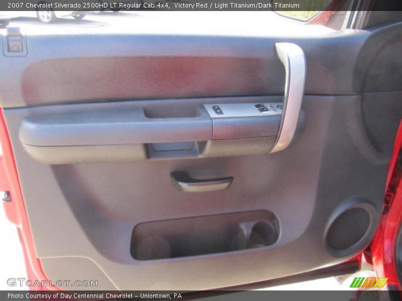 Victory Red / Light Titanium/Dark Titanium 2007 Chevrolet Silverado 2500HD LT Regular Cab 4x4
