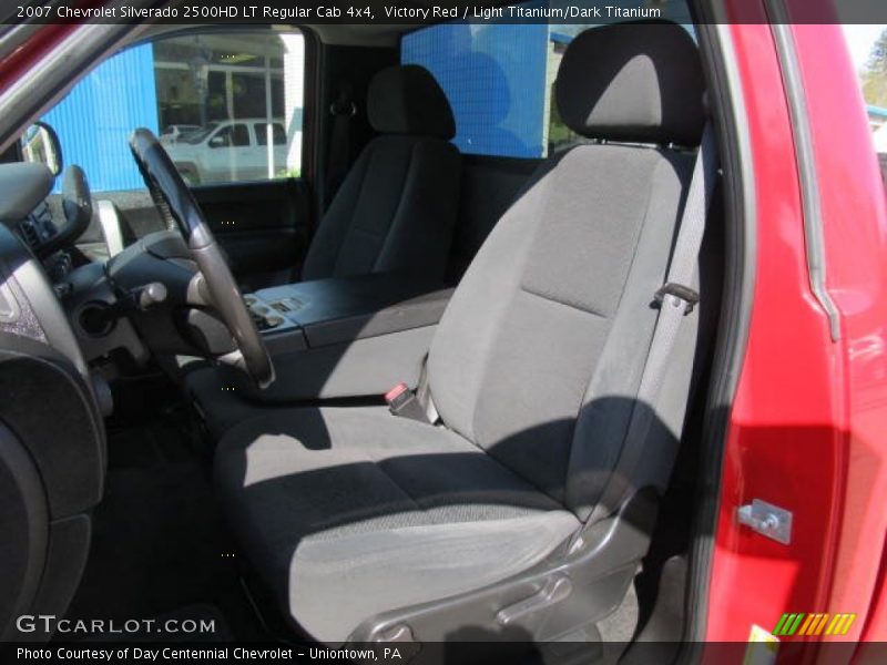 Victory Red / Light Titanium/Dark Titanium 2007 Chevrolet Silverado 2500HD LT Regular Cab 4x4