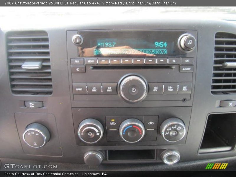 Victory Red / Light Titanium/Dark Titanium 2007 Chevrolet Silverado 2500HD LT Regular Cab 4x4