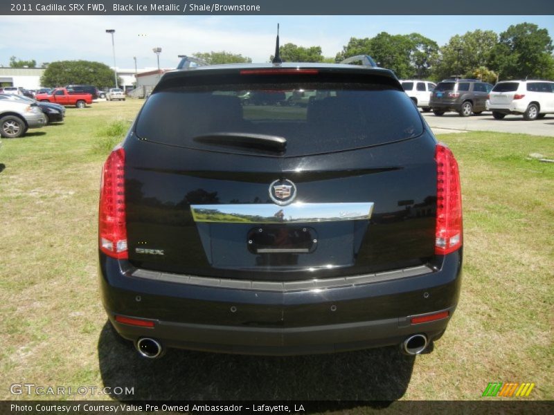 Black Ice Metallic / Shale/Brownstone 2011 Cadillac SRX FWD