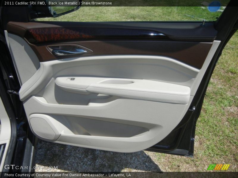 Black Ice Metallic / Shale/Brownstone 2011 Cadillac SRX FWD