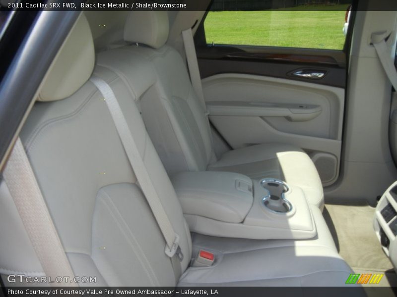 Black Ice Metallic / Shale/Brownstone 2011 Cadillac SRX FWD