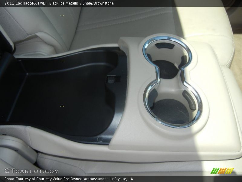 Black Ice Metallic / Shale/Brownstone 2011 Cadillac SRX FWD