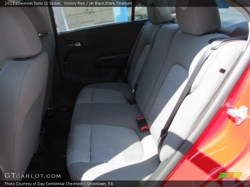 Victory Red / Jet Black/Dark Titanium 2012 Chevrolet Sonic LS Sedan