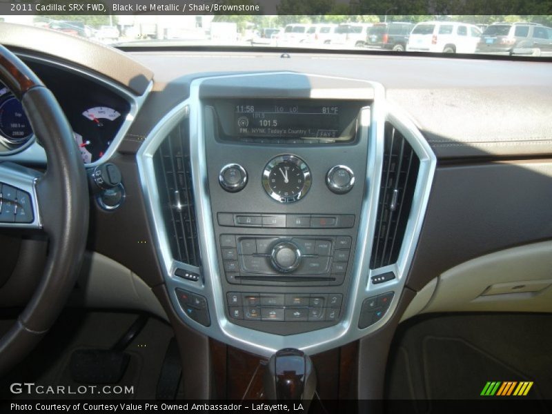 Black Ice Metallic / Shale/Brownstone 2011 Cadillac SRX FWD