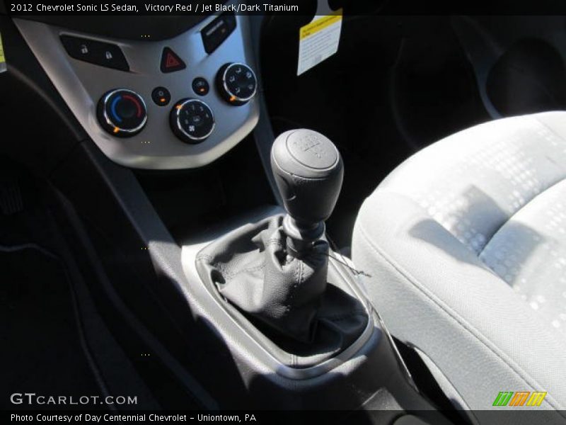 Victory Red / Jet Black/Dark Titanium 2012 Chevrolet Sonic LS Sedan
