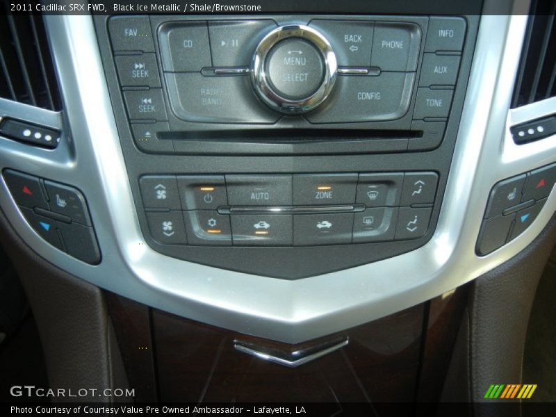 Black Ice Metallic / Shale/Brownstone 2011 Cadillac SRX FWD