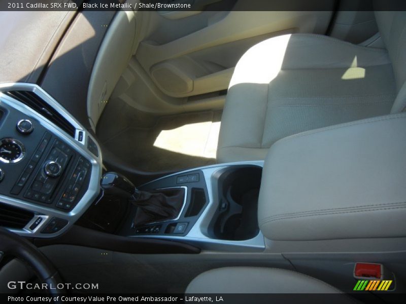Black Ice Metallic / Shale/Brownstone 2011 Cadillac SRX FWD