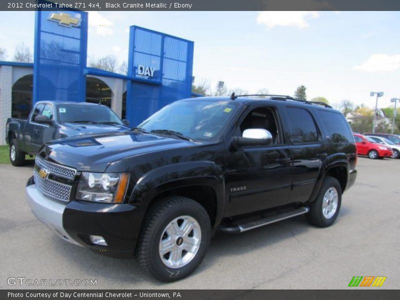 Black Granite Metallic / Ebony 2012 Chevrolet Tahoe Z71 4x4