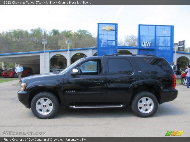 Black Granite Metallic / Ebony 2012 Chevrolet Tahoe Z71 4x4