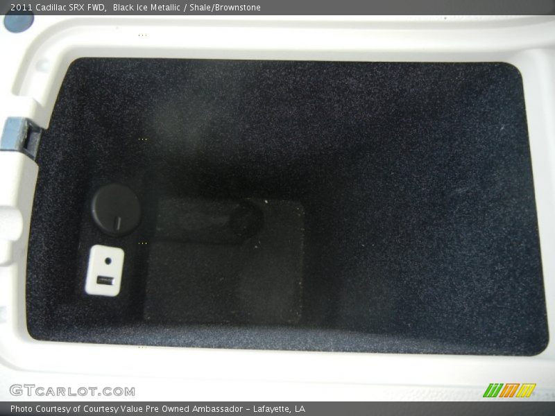 Black Ice Metallic / Shale/Brownstone 2011 Cadillac SRX FWD