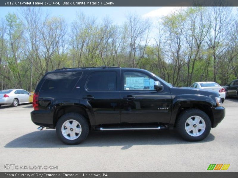 Black Granite Metallic / Ebony 2012 Chevrolet Tahoe Z71 4x4