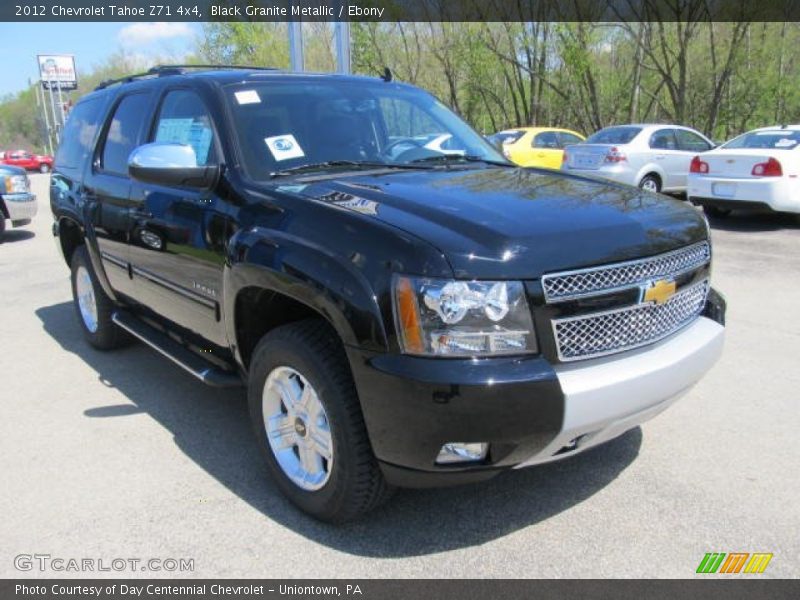 Black Granite Metallic / Ebony 2012 Chevrolet Tahoe Z71 4x4