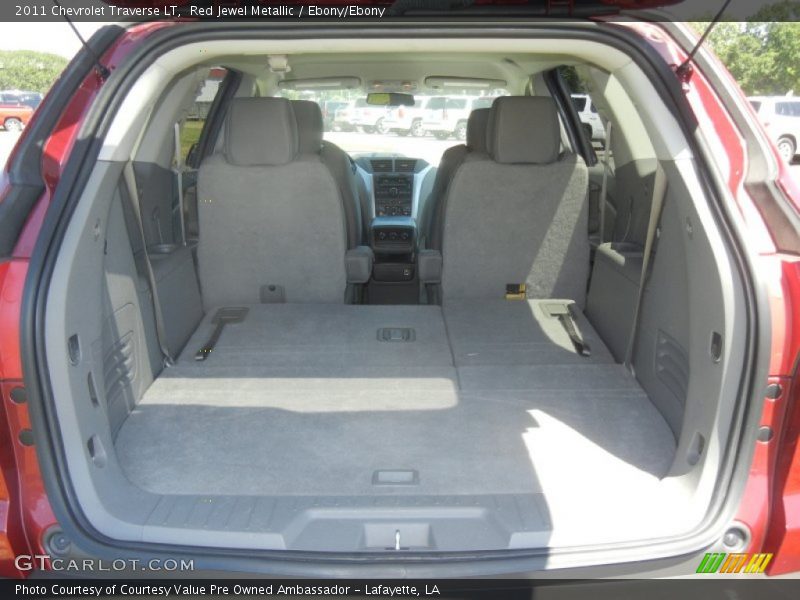 Red Jewel Metallic / Ebony/Ebony 2011 Chevrolet Traverse LT