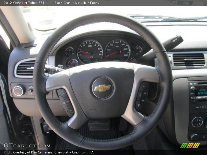 Black Granite Metallic / Ebony 2012 Chevrolet Tahoe Z71 4x4