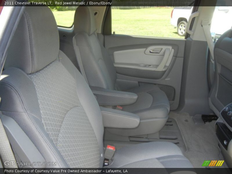Red Jewel Metallic / Ebony/Ebony 2011 Chevrolet Traverse LT