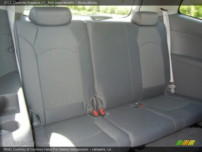 Red Jewel Metallic / Ebony/Ebony 2011 Chevrolet Traverse LT