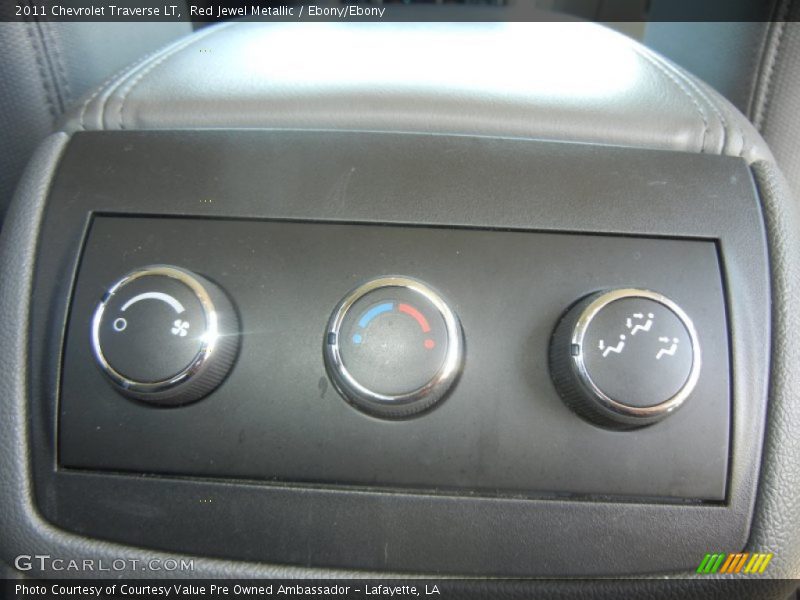 Red Jewel Metallic / Ebony/Ebony 2011 Chevrolet Traverse LT