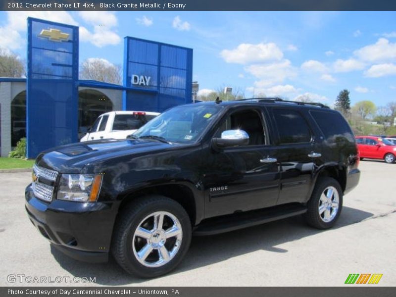 Black Granite Metallic / Ebony 2012 Chevrolet Tahoe LT 4x4